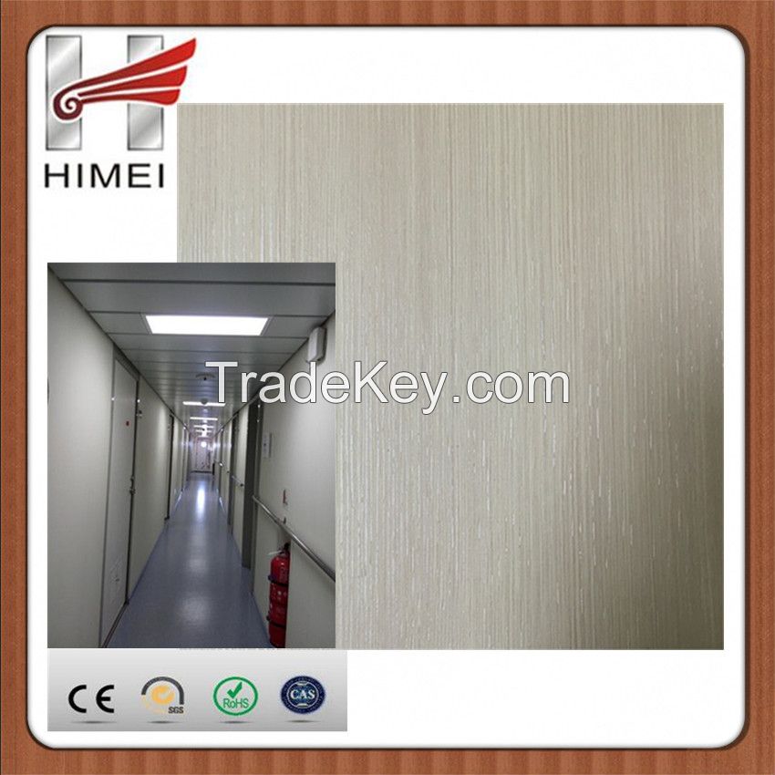 Decorative film coated metal laminates steel plates for ship wall