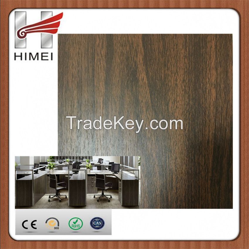 Popularity pattern plasticized steel plates for office partition