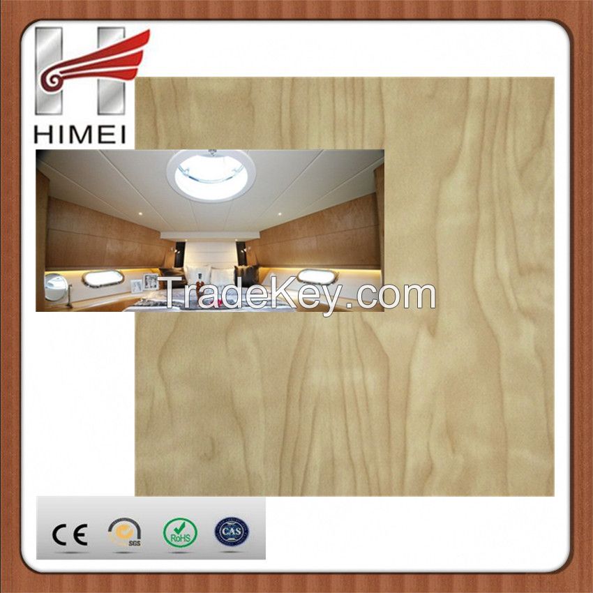 Decorative film coated metal laminates steel plates for ship wall