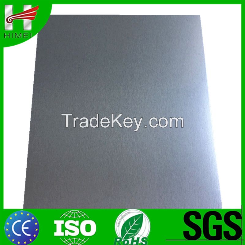 Hairline finish film laminated steel sheets