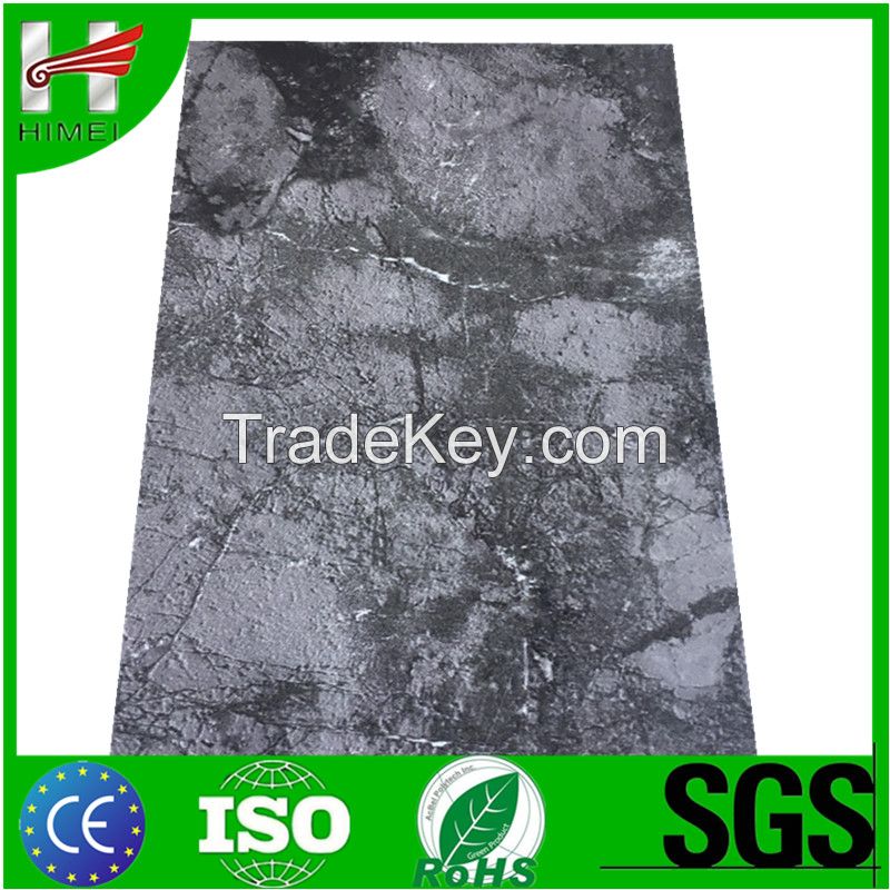 Marble grain film laminated metal sheets for building panels