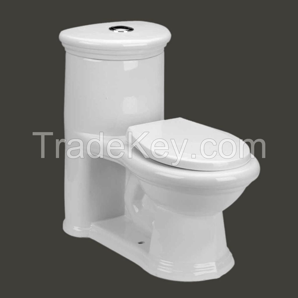 Child&#039;s Toilet Easy Install And Clean, Sweet Heart Round Push-Button Flush Preschool Seat Included [Waxiang ceramics ]