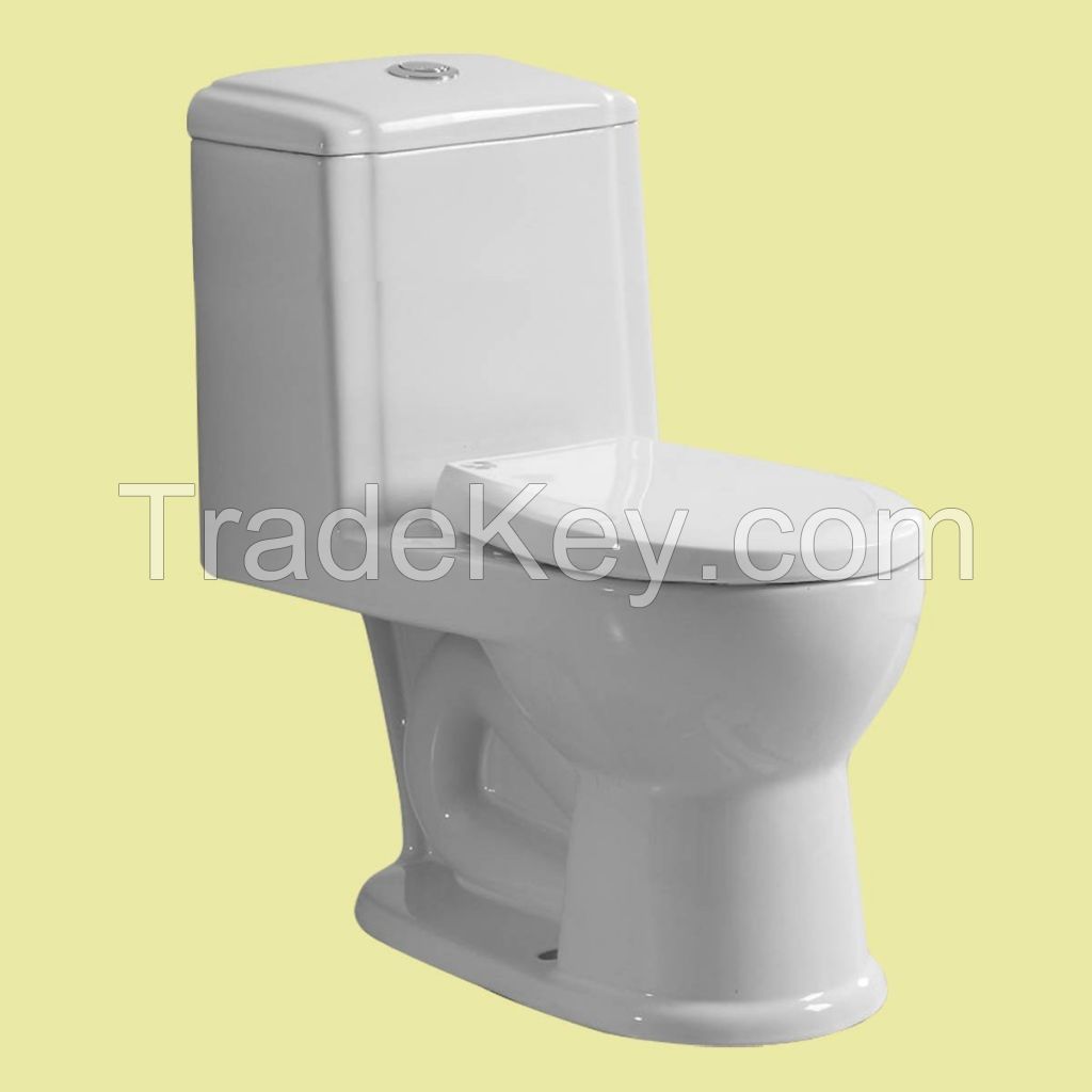 Child's White Ceramic Round Small Toilet