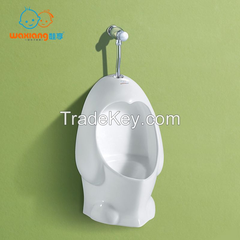 Chlid&#039;s Urinal, White, likable design, suitable for children penguin-like design [Waxiang WE-9028]