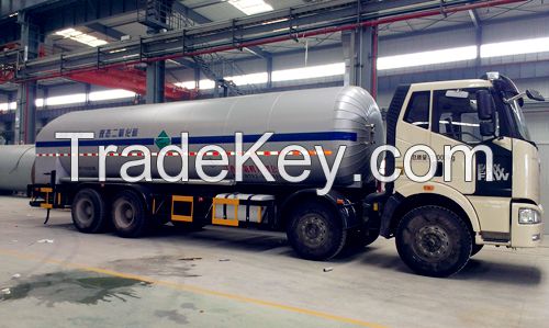 Semi-trailer and tank truck for LNG, etileno Cryogenic liquid