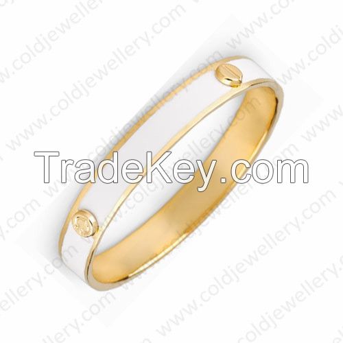 White color Fashion enamel bangles