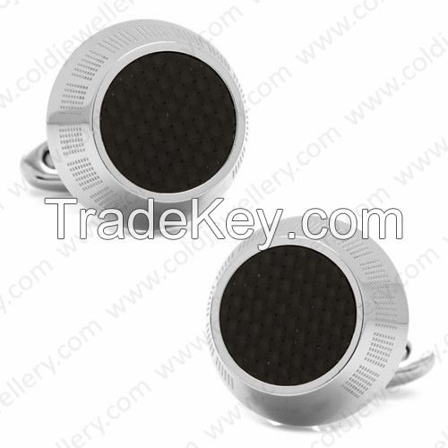 Classical cufflinks rose-gold color