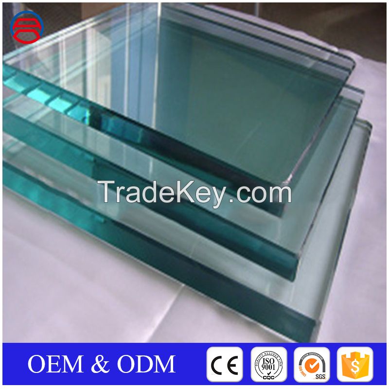 factory supply best price 3mm 4mm 5mm 6mm 8mm 10mm 12mm toughened glass 