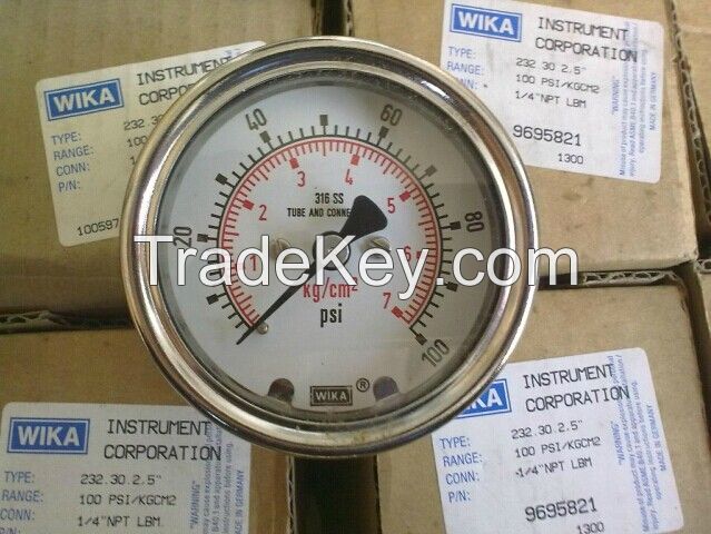 Wika Pressure temperature transmitter, measuring gauge meter