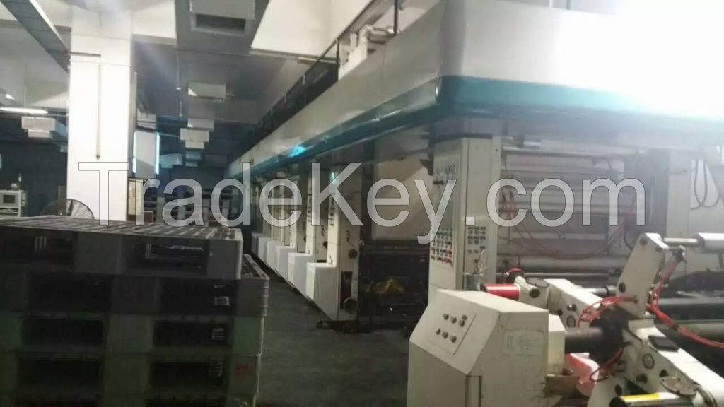 Used of China Hot Sale 8 Colors Rotogravure Printing Press