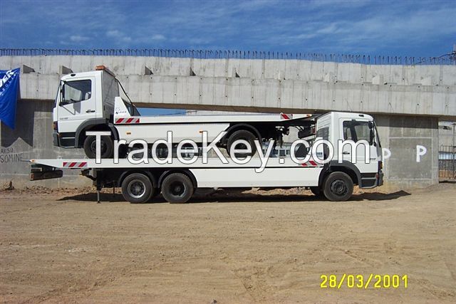 HIGH TONNAGE CAR RECOVERY SLIDING PLATFORM 