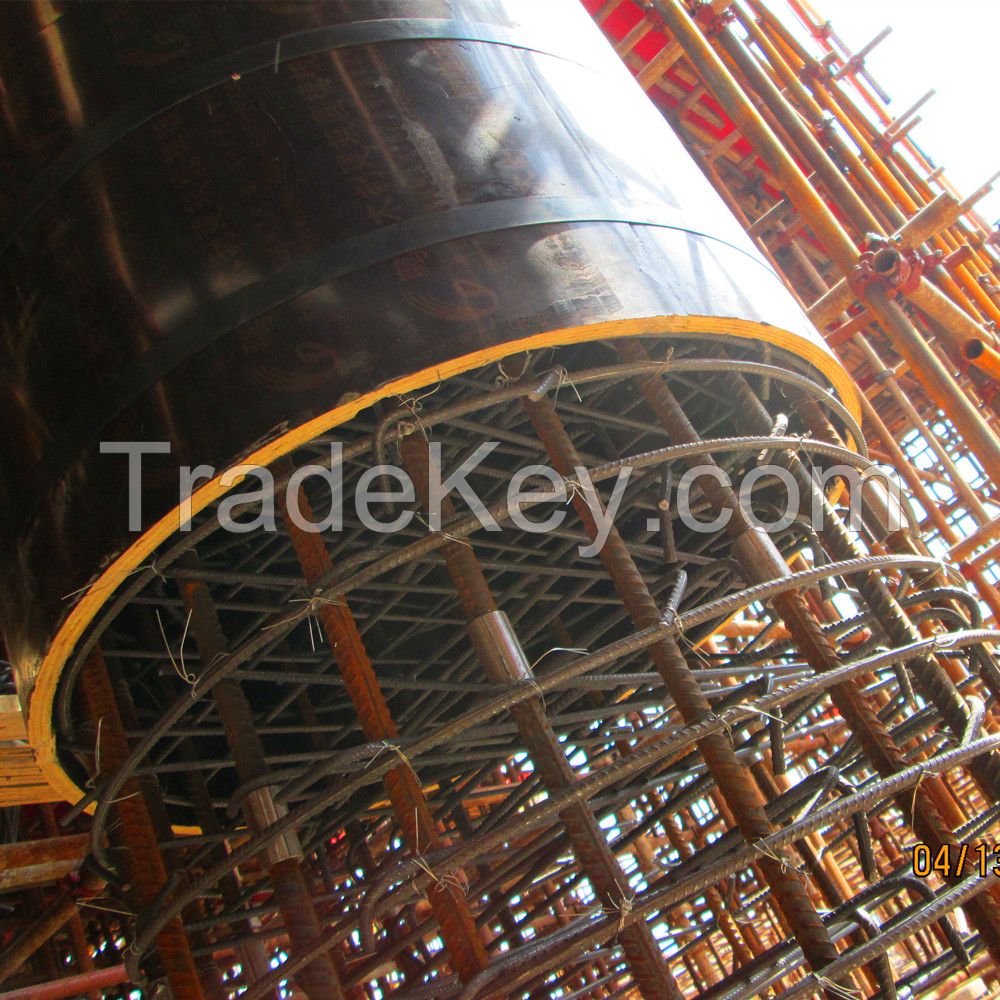 hot sale adjustable plywood circular round concrete column formwork