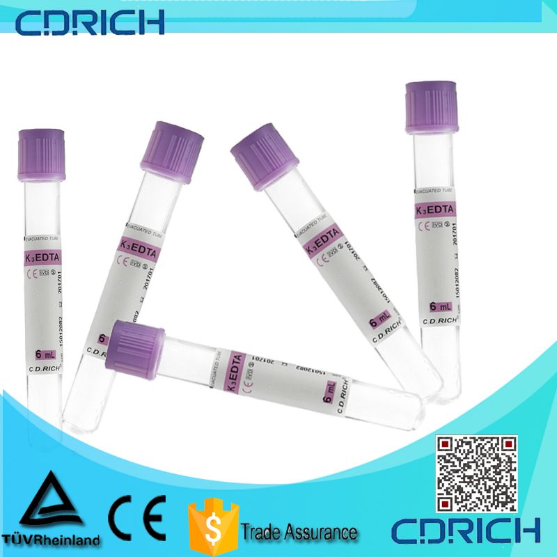 black  vaccum blood collection tube for blood sedimentiation test