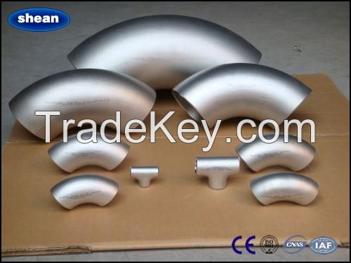 ASTM B16.47 man of steel dimension equal round sch40 anti corrosion s.s fittings elbow