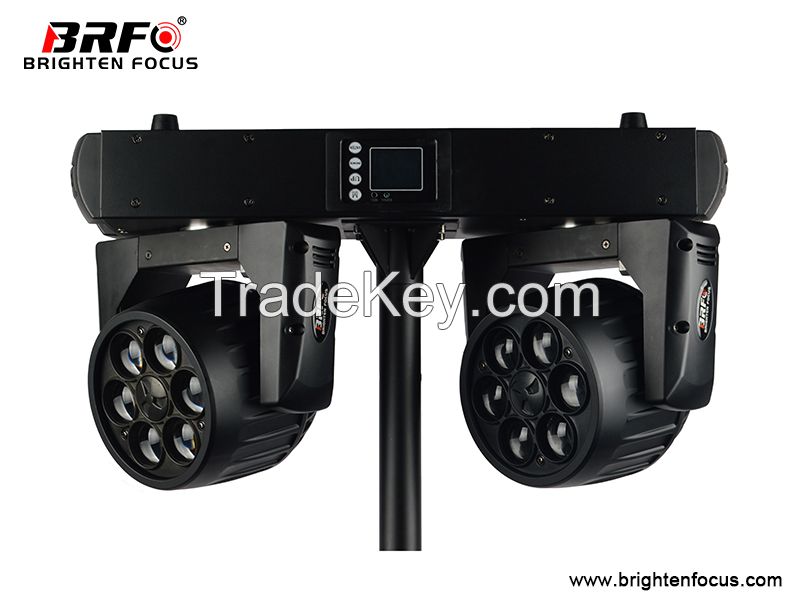 6X15W Wash Zoom Twins Moving Head Lights