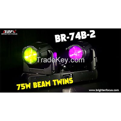 75W Beam Twins Moving Head Lights