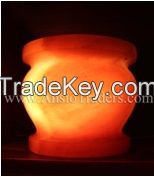 Fancy Jar Shape Salt Lamp - 5"x5"x5"