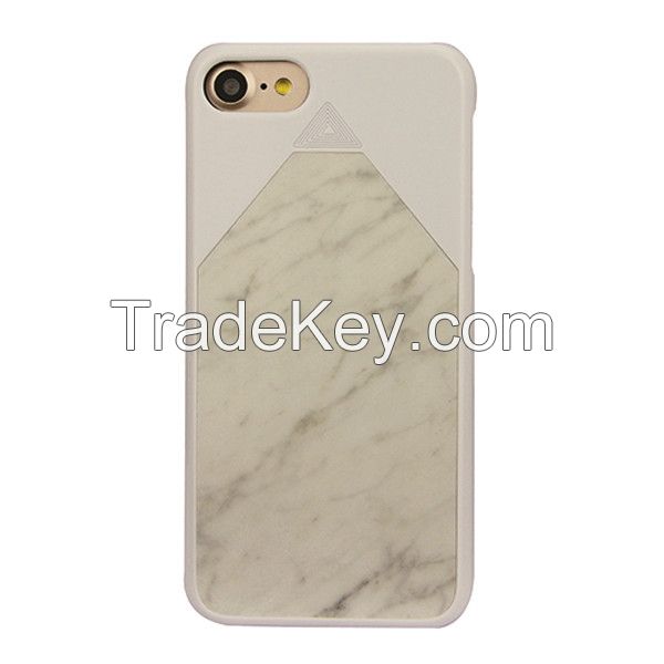 High quality Natural Marble Material protective covers for iphone 7/7Plus