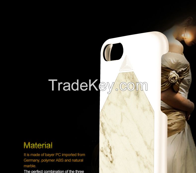 2016 the Most Popular Natural marble hard back covers and cases for iphone7