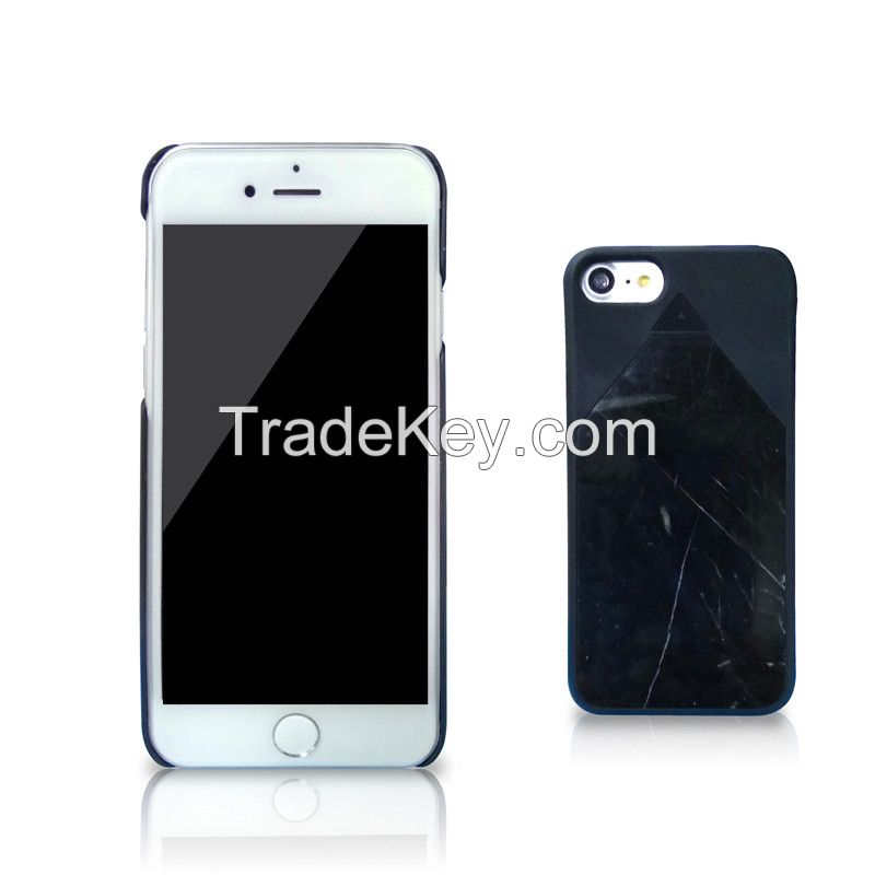 Natural texture and Comfort grab feel Black Marquina marble best slim case for iphone7
