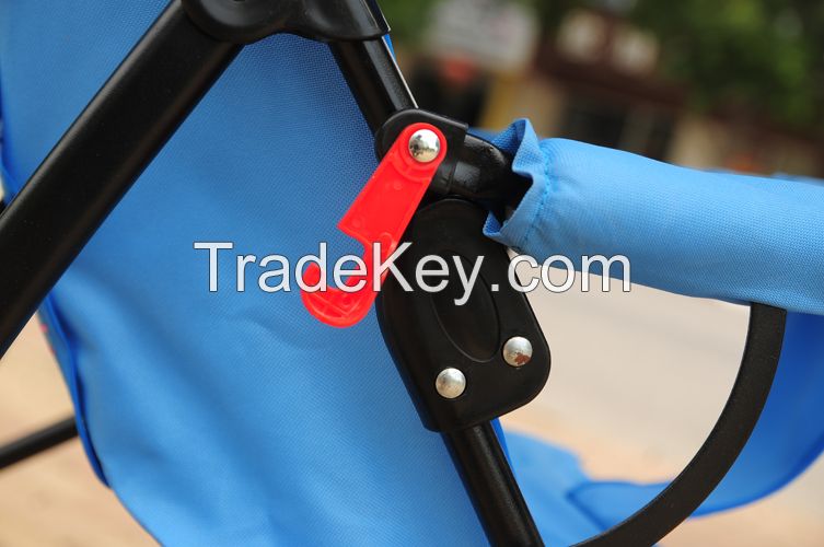Portable folding umbrella children's strollers with sunroof
