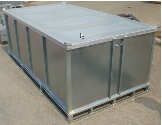 steel container for auto parts