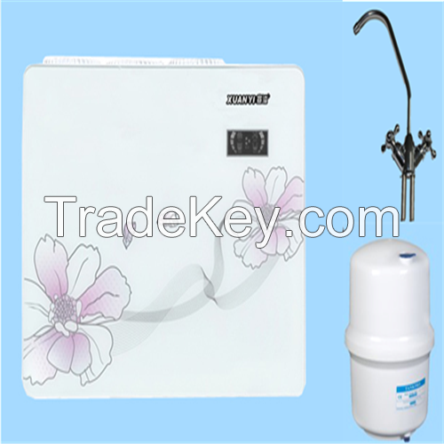 Double-faucet water purification machine