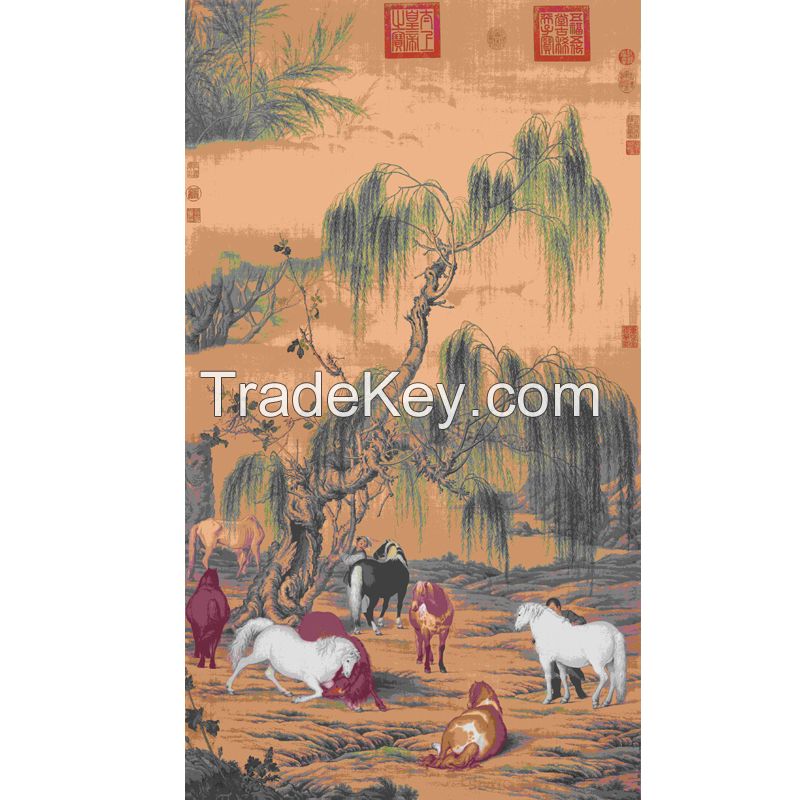 Famous Chinese painting in Chinese imperial palace