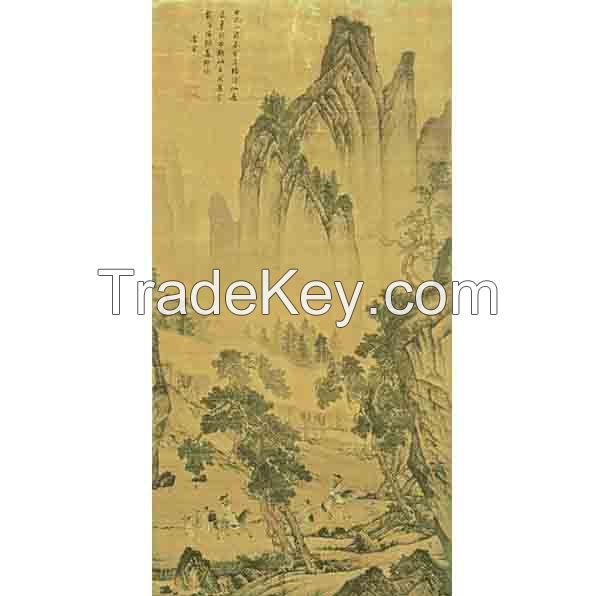 Famous Chinese painting in Chinese imperial palace