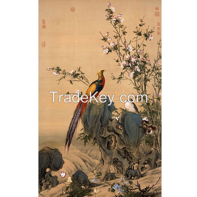 Famous Chinese painting in Chinese imperial palace