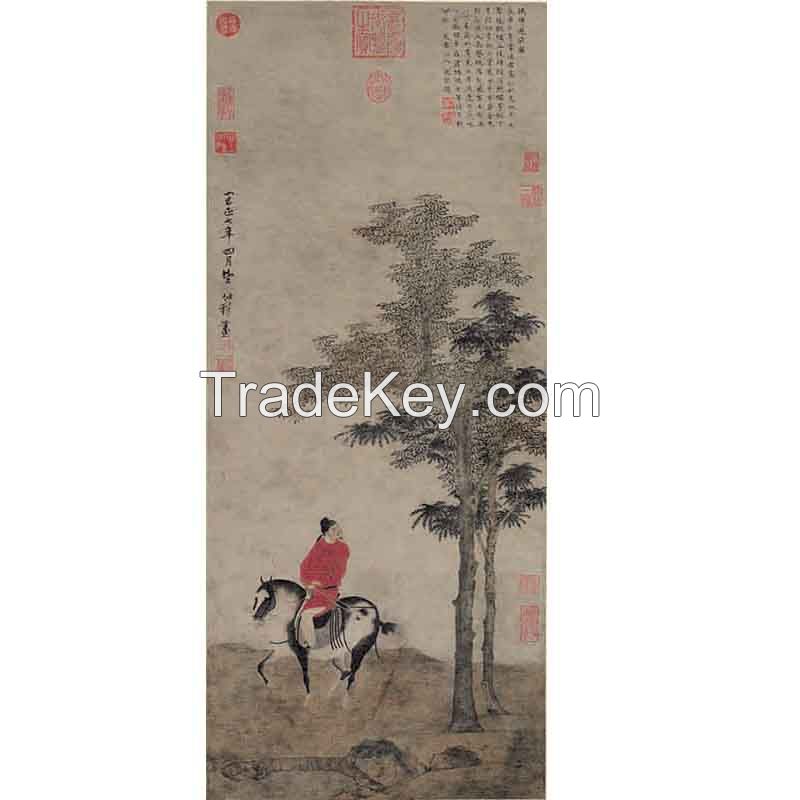 Traditional Chinese painting in Chinese imperial palace