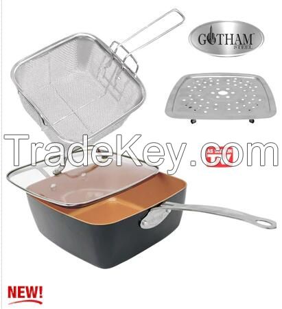 Gotham Steel Deep Square Pan Set - 4 pc