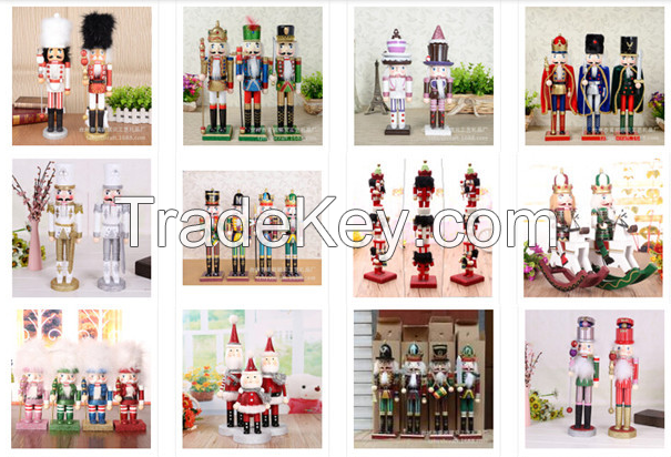 6inch wholesale christmas wooden soldier nutcracker for christmas decoration