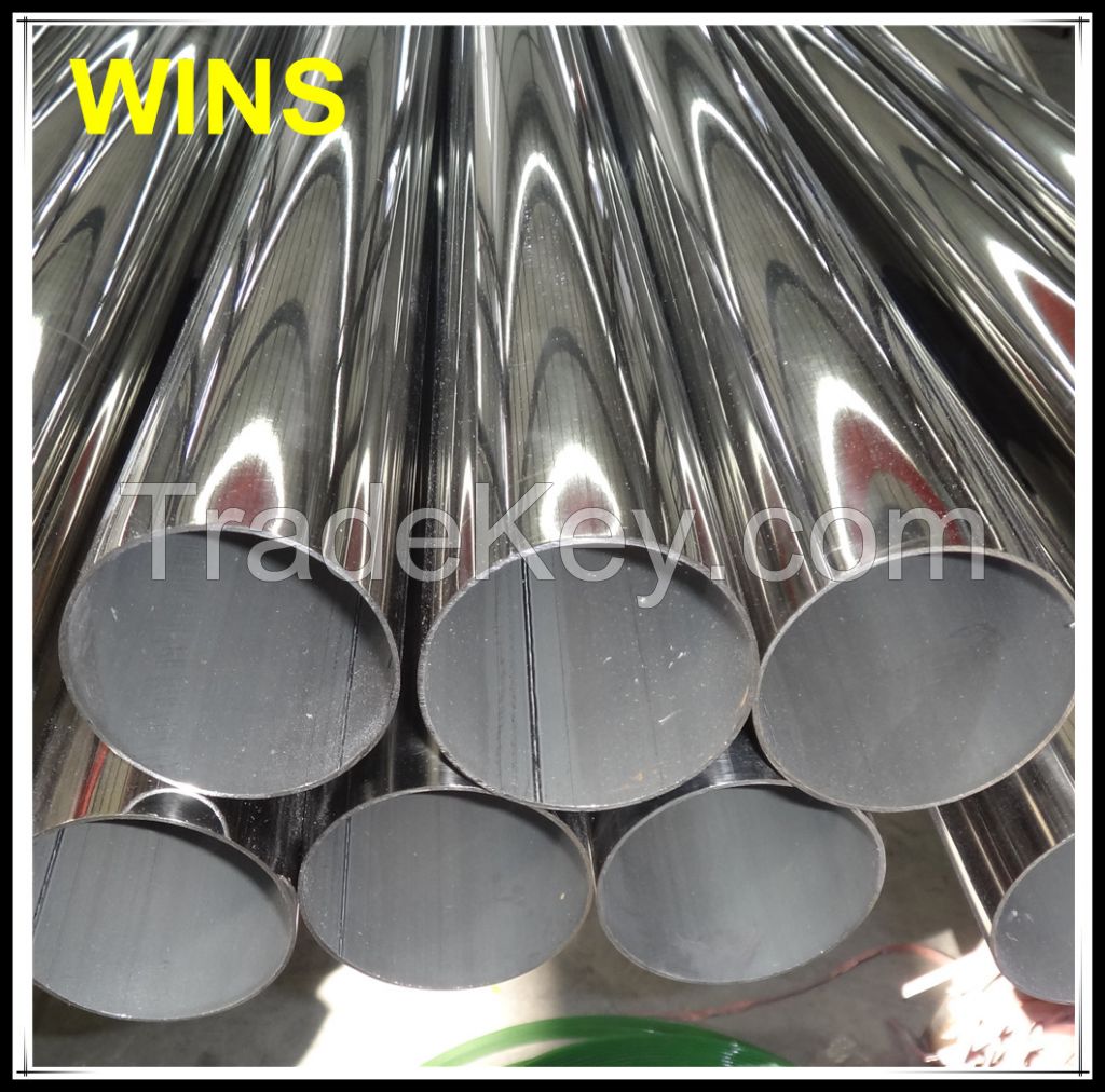 ASTM A554 stainless steel pipe for decoration