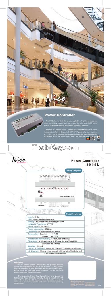 10 channels power controller