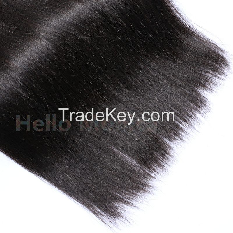 100% Human Hair Weaving Brazilian Virgin Remy Hair Silky Straight Remy Bundles Cheap Hair Extensions Hair Weave