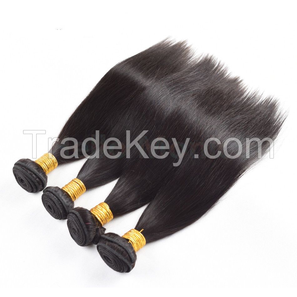 Brazilian Remy Human Hair Weave Straight 100% Human Hair Weaving 3pcs/lot 8"-30" Inch 100 Gram Per Set