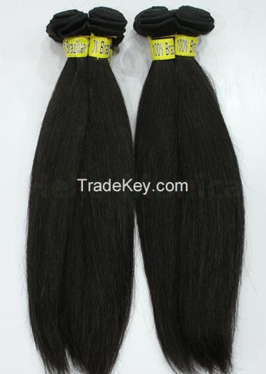 100% unprocessed Brazilian virgin hair straight human hair weaves 3bundles 100g/3.5oz per pcs remy hair products no shedding
