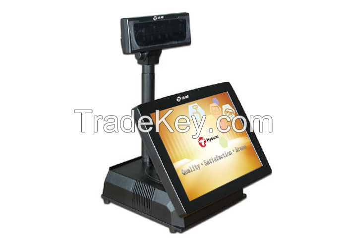 15'' Retail Point Of Sale Systems , Touch Screen Cash Registers For Bars / Restaurant