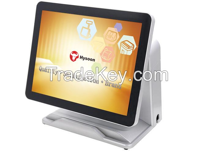 5 Wires Resisitve Touch Screen Pos System HM65 With Dual - Core Double Thread Processor