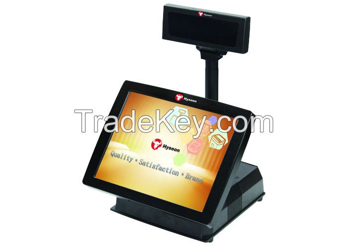 15'' Retail Point Of Sale Systems , Touch Screen Cash Registers For Bars / Restaurant