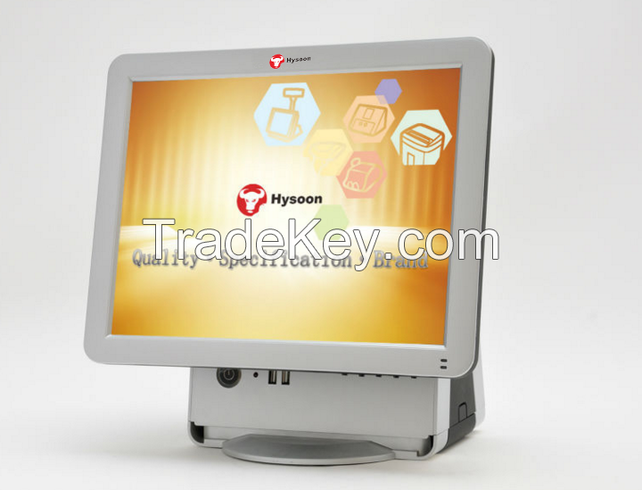15'' TFT LCD All In One Touch Screen Point Of Sale Terminal DDR3 2GB