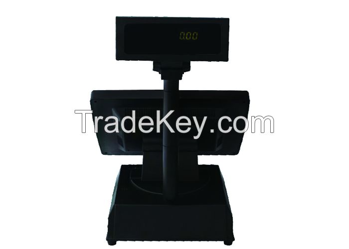 External Adapter Epos Retail Systems , PC Pos Touch Screen Cashier Machine 1024*768 Resolution