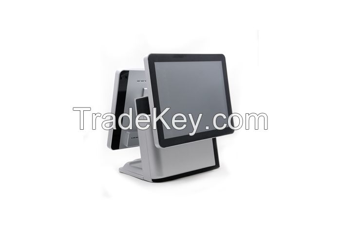 LCD Touch Screen Pos Terminal , All In One Point Of Sale Systems For Restaurants DDR3 2GB