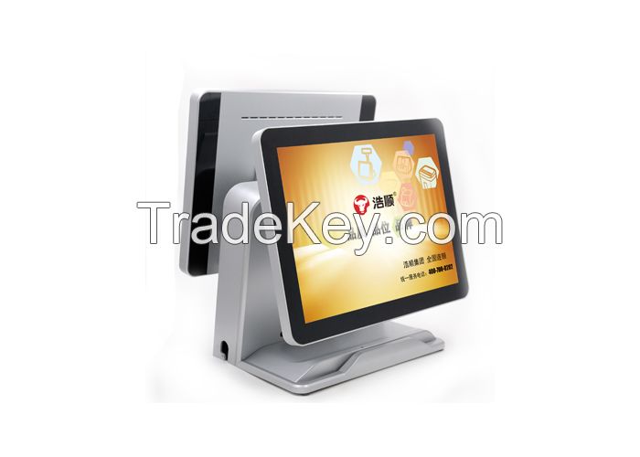 LCD Touch Screen Pos Terminal , All In One Point Of Sale Systems For Restaurants DDR3 2GB