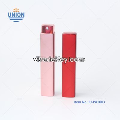 Square shaped leakproof perfume atomisers