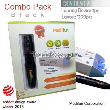 Medifun Combo Pack Lancets and Lancet Device