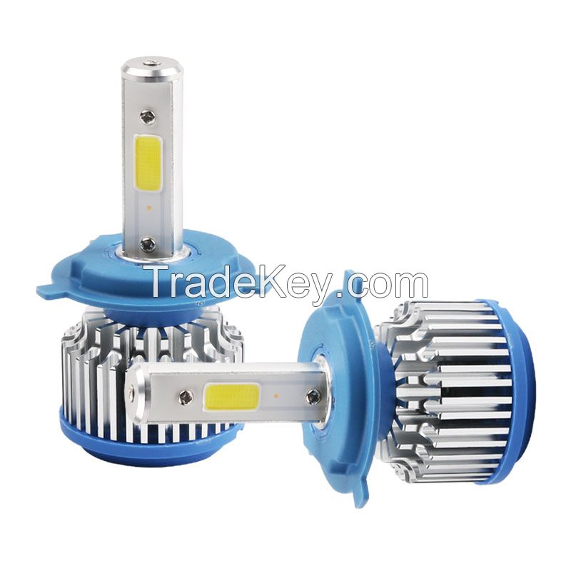 New 24W H4 Automotive LED Headlights, high Illumination, fan Cooling