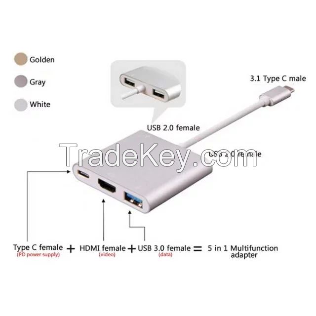 USB 3.1 Type C HDMI Card Reader