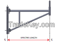 RING LOCK ONE BOARD BRACKETS  12&amp;quot; HDG 80 MICRON